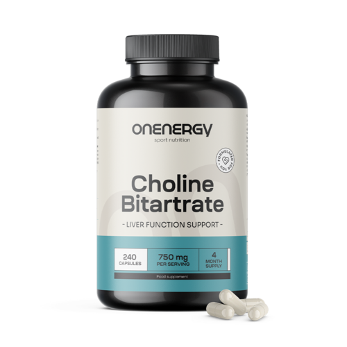 Bitartrato de colina 750 mg, 240 cápsulas