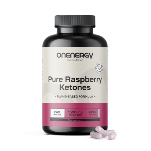 Cetonas de framboesa 1500 mg, 240 cápsulas