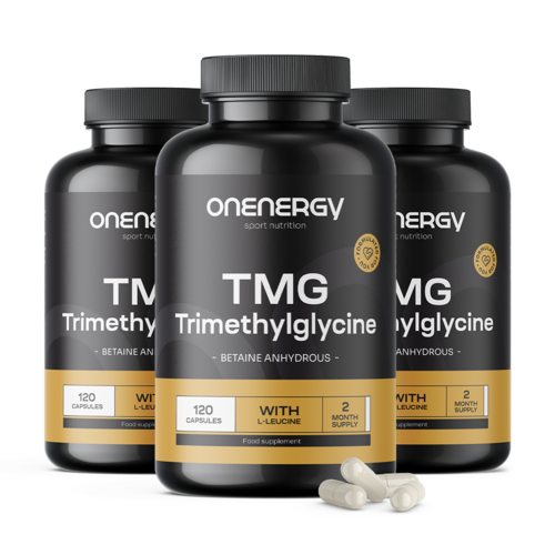 3x TMG – Trimetilglicina, total de 360 cápsulas