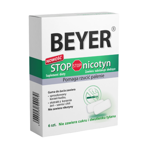 Stop Nicotine – guma do żucia, 6 gum do żucia