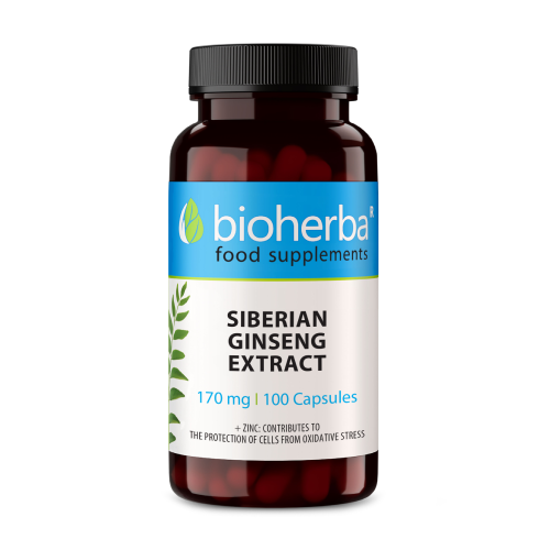 Żeń-szeń syberyjski 170 mg, 100 kapsułek
