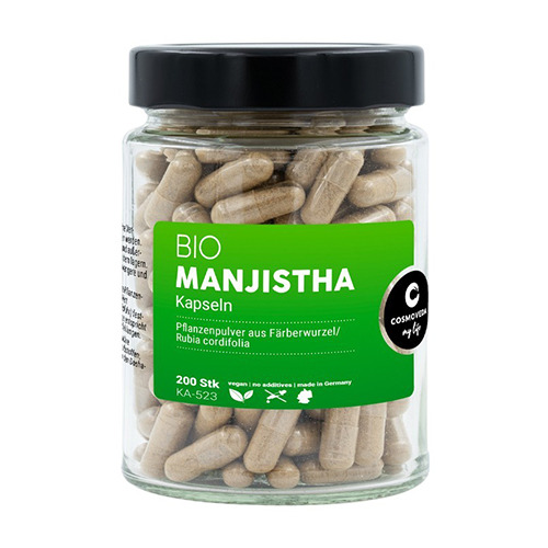 Manjistha BIO, 200 kapsułek
