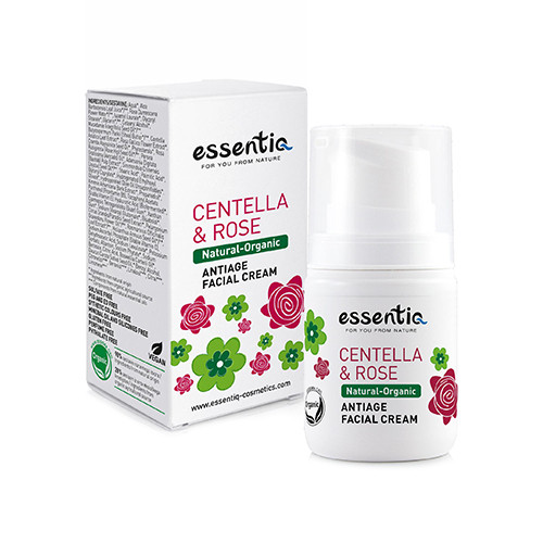 Naturalny krem anti-age do twarzy - centella & róża, 50 ml