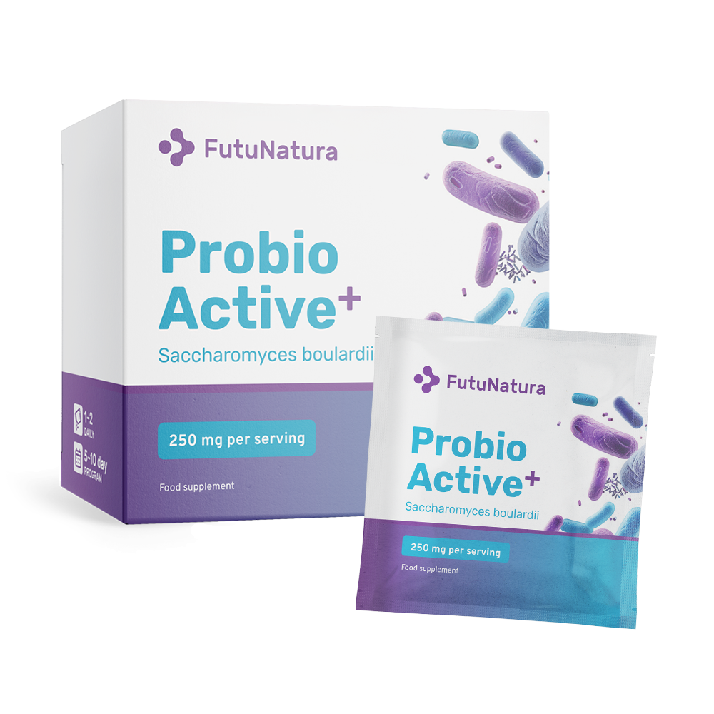 Probio Active PLUS - Saccharomyces boulardii 250 mg w saszetkach.