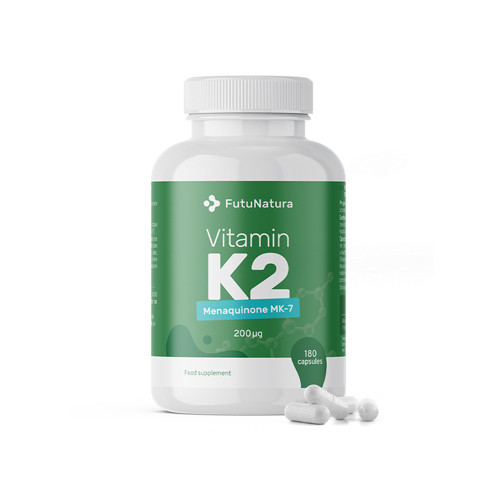 Witamina K2 MK-7 200 µg, 180 kapsułek