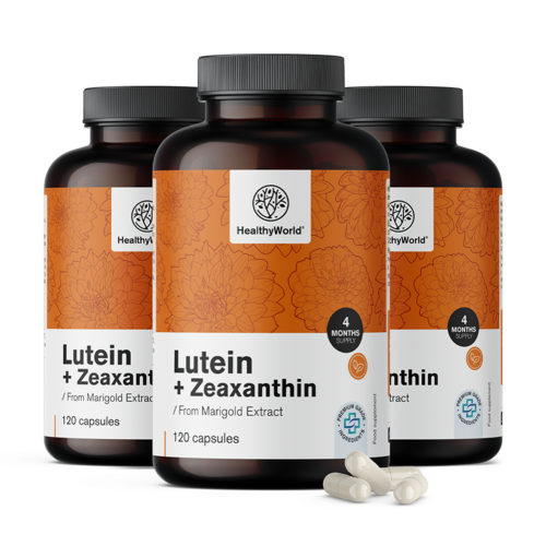 3x Luteina + zeaksantyna, razem 360 kapsułek