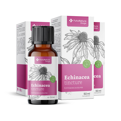 3x Jeżówka purpurowa – nalewka, razem 150 ml
