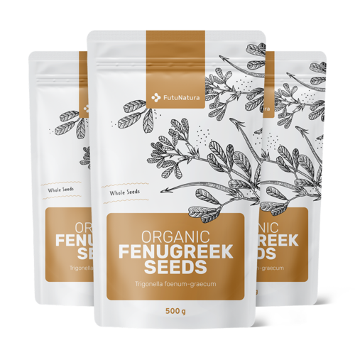 3x BIO Kozieradka - nasiona, razem 1500 g