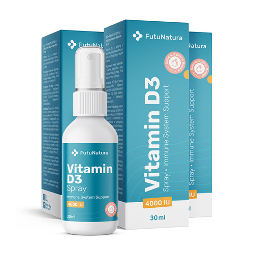 3x Witamina D3 4000 j.m. – spray, razem 90 ml