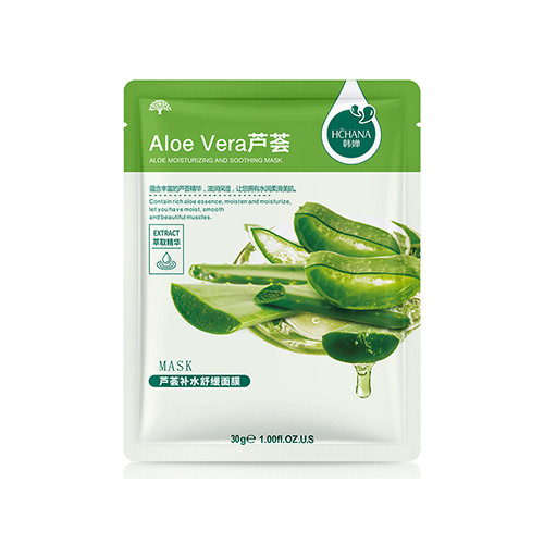 Maska do twarzy -  aloes, 1 sztuka