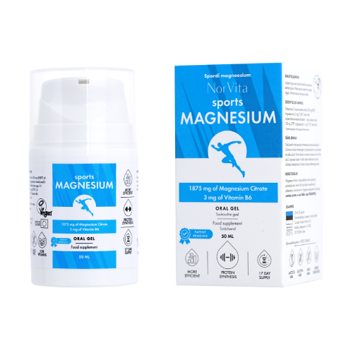 Wegański Cytrynian Magnezu - w żelu, 50 ml