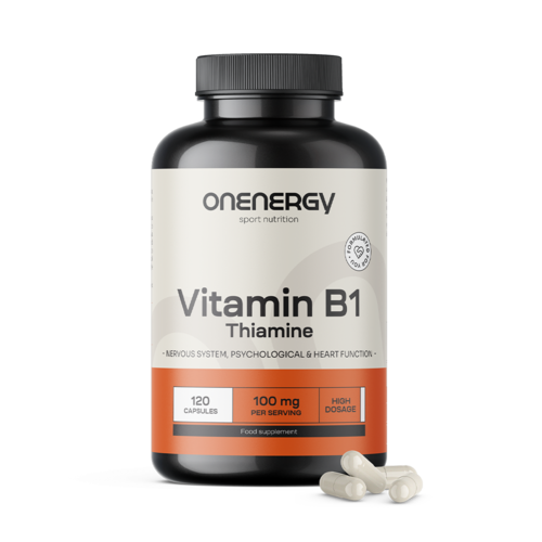 Witamina B1 100 mg, 120 kapsułek