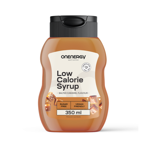 Niskokaloryczny syrop ze słodzikiem – słony karmel, 350 ml