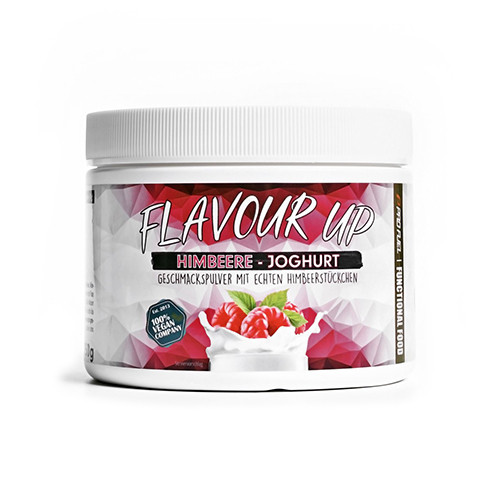 Flavour Up wegański aromat w proszku  – maliny i jogurt, 250 g