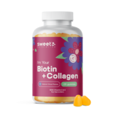 Biotyna + kolagen – żelki na włosy, skórę i paznokcie, 135 żelek