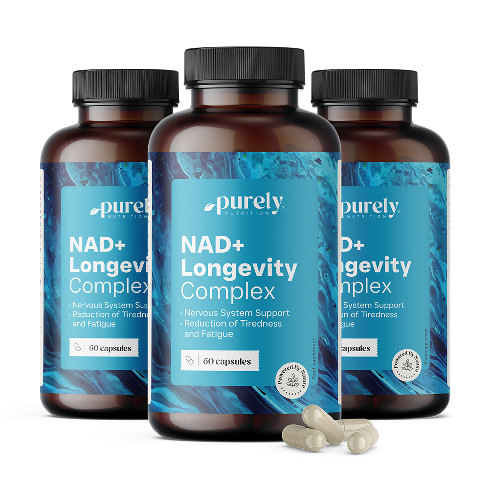 3x NAD+ Longevity Complex, zusammen 180 Kapseln