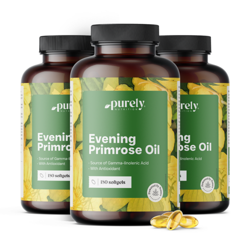 3x Aceite de onagra 1000 mg, en total 540 cápsulas blandas