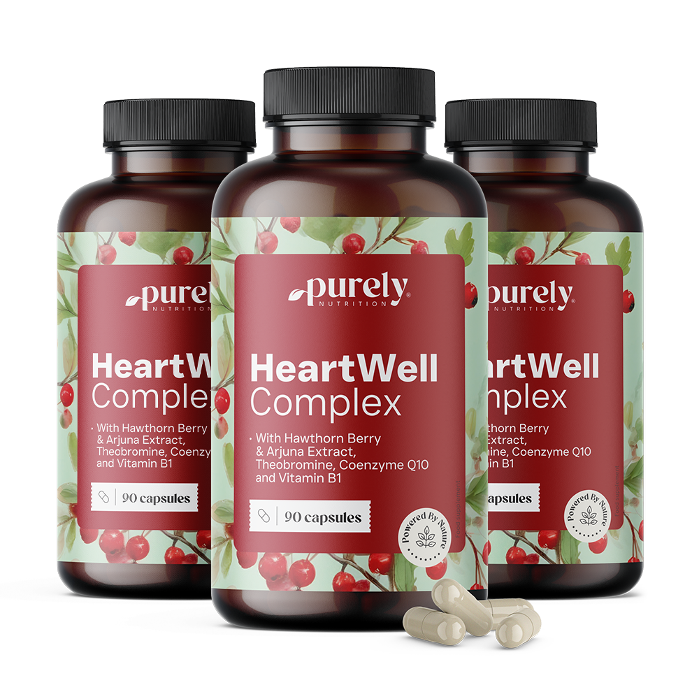 3x HeartWell - complesso di estratti naturali, totale 270 capsule