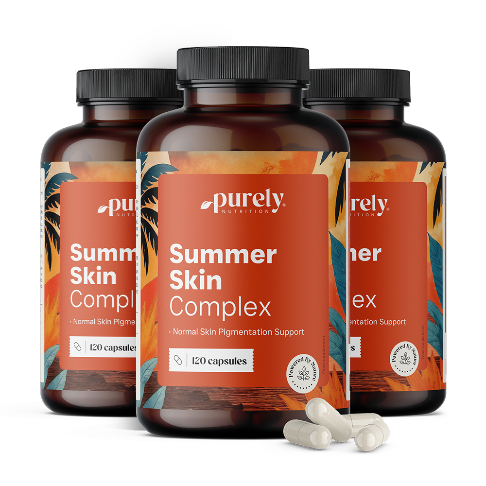 3x Summer Skin Complex – formula con 10 principi attivi, totale 360 capsule