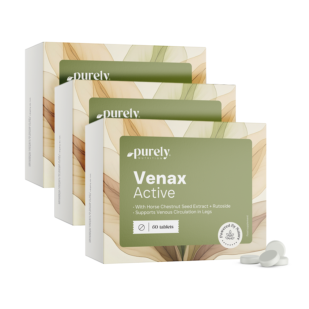 3x Venax Active - kompleks na żyły i krążenie krwi, razem 180 tabletek