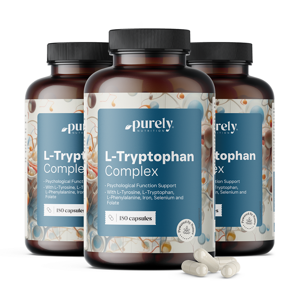 3x L-tryptofan kompleks – wsparcie funkcji psychologicznych, razem 540 kapsułek