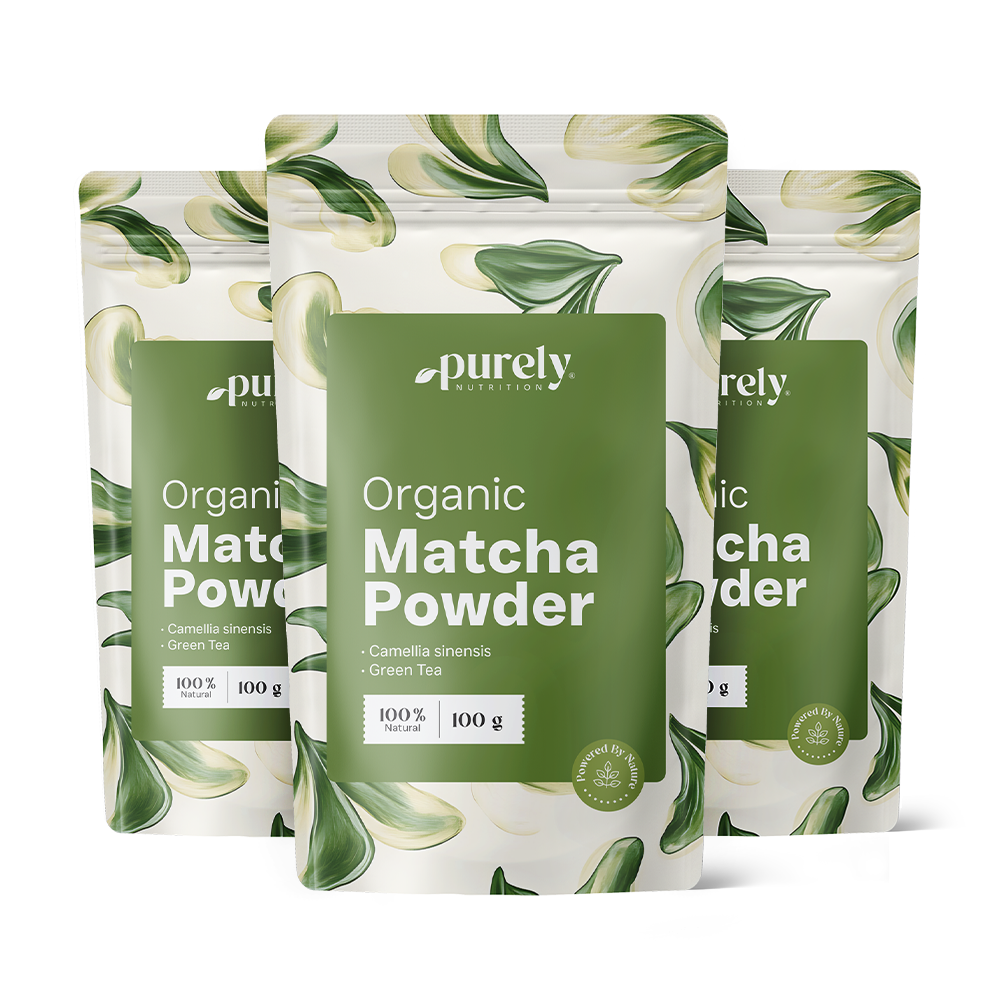 3x BIO Matcha w proszku, razem 300 g