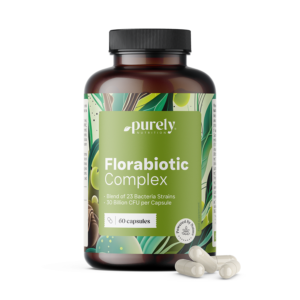 Florabiotic Complex – symbiotyczna formuła zawierająca 30 miliardów CFU, 60 kapsułek