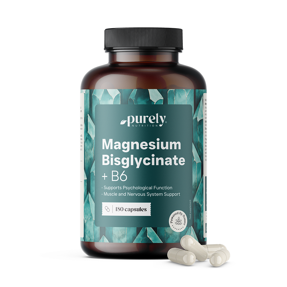 Bisglicynian magnezu z witaminą B6.