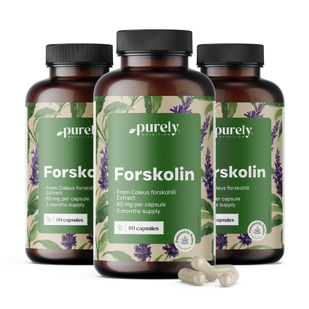 3x Forskolina 80 mg, razem 270 kapsułek