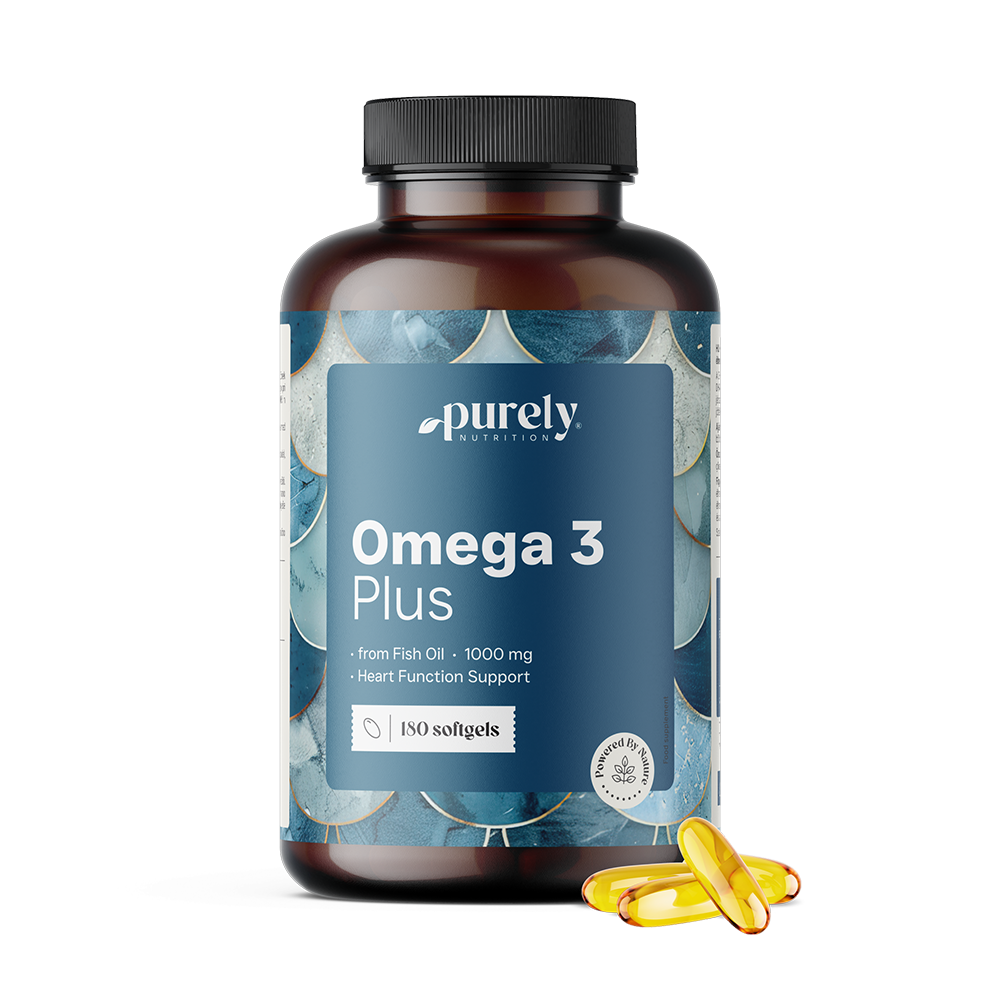 Ómega-3 Plus 1000 mg, 180 cápsulas moles