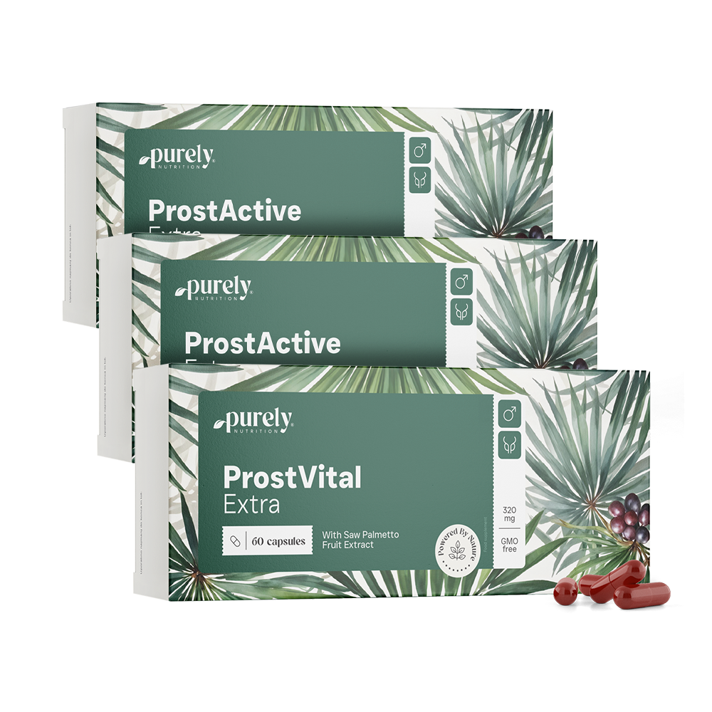 3x ProstVital Extra – z izvlečkom grmičaste palme 320 mg, skupaj 180 kapsul