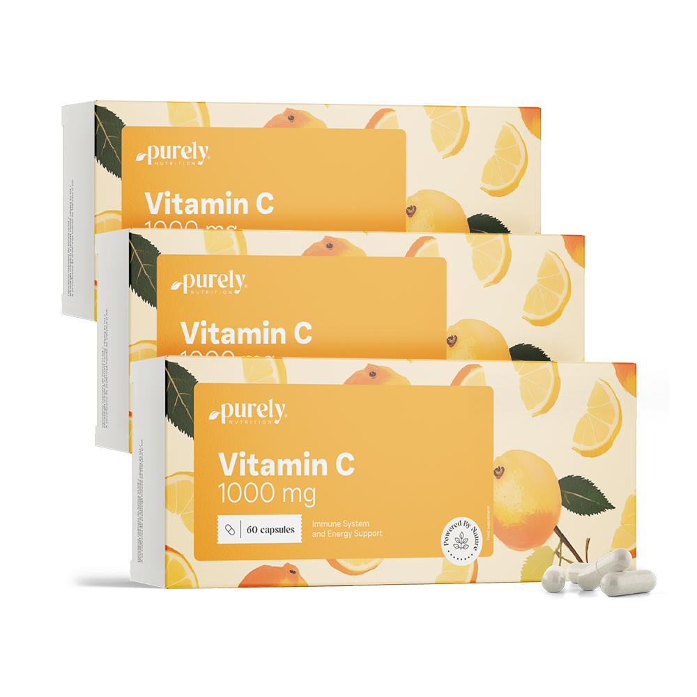 3x Vitamín C 1000 mg, spolu 180 kapsúl