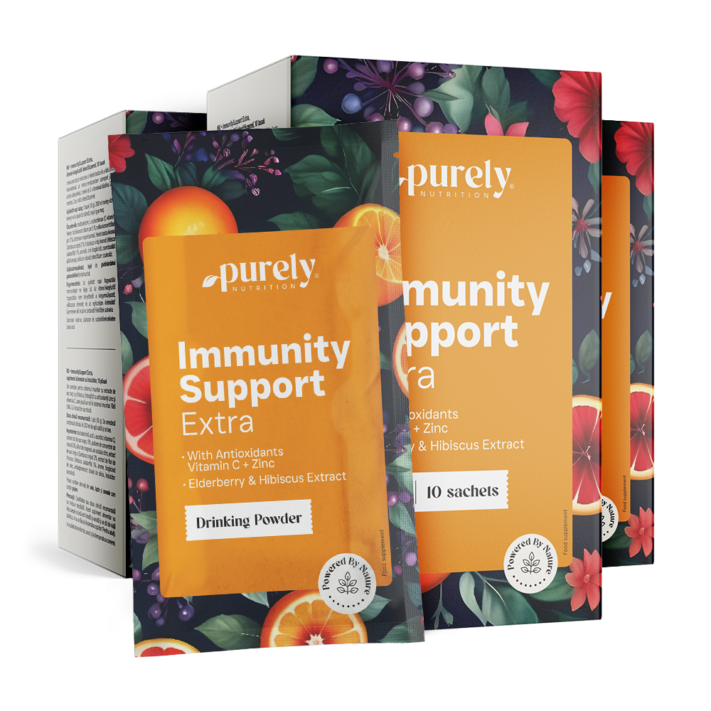3x ImmunitySupport Extra – prášok na prípravu nápoja, spolu 30 vrecúšok