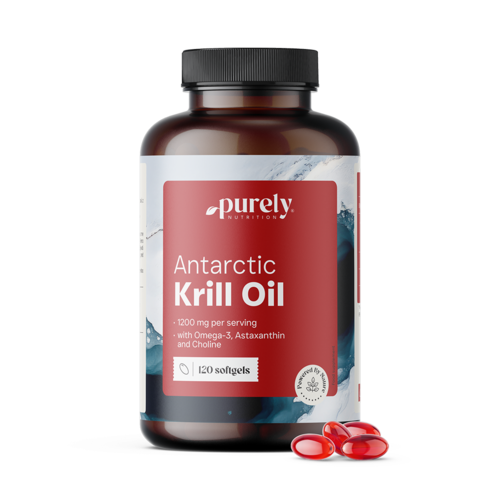 Krillový olej 1200 mg, 120 mäkkých kapsúl