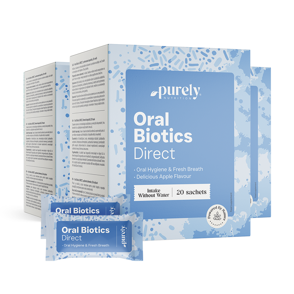 3x Oral Biotics DIRECT, spolu 60 vrecúšok