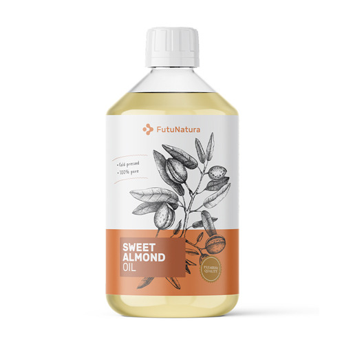 100% óleo de amêndoa, 500 ml