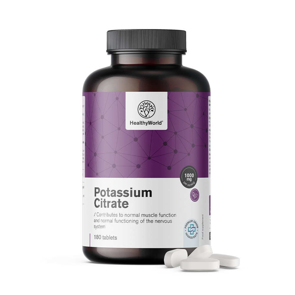 Citrato de potássio 1000 mg em comprimidos