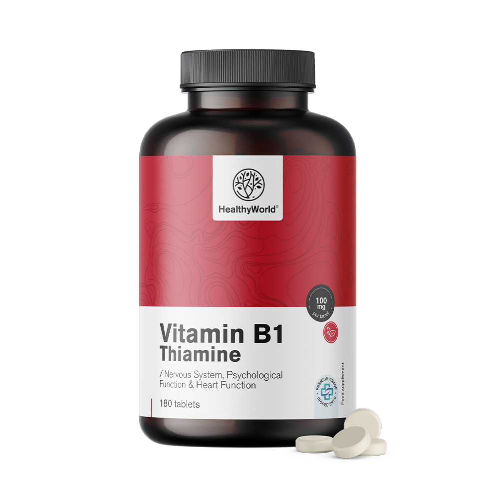 Vitamina B1 – tiamina 100 mg em comprimidos
