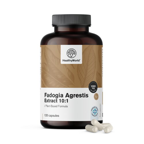 Fadogia Agrestis 1000 mg, 120 cápsulas