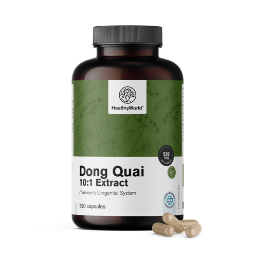 Angelica Chinesa – Dong Quai 530 mg, 120 cápsulas