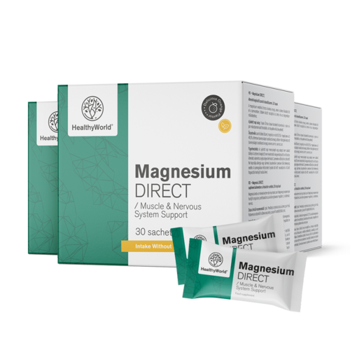 3x Magnésio DIRECT 400 mg, total de 90 saquetas