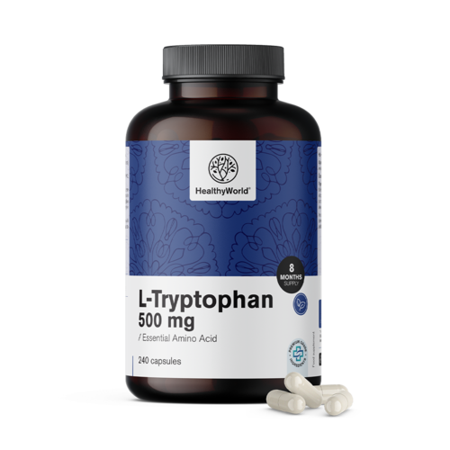 L-triptofano 500 mg, 240 cápsulas