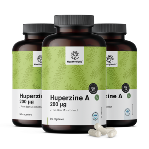 3x Huperzina A 200 µg, total de 270 cápsulas