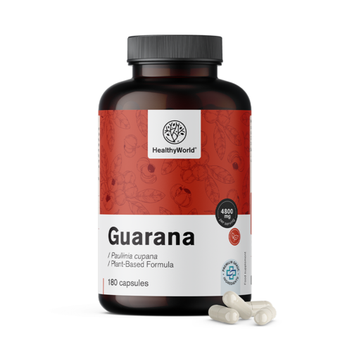 Guaraná 4800 mg, 180 cápsulas