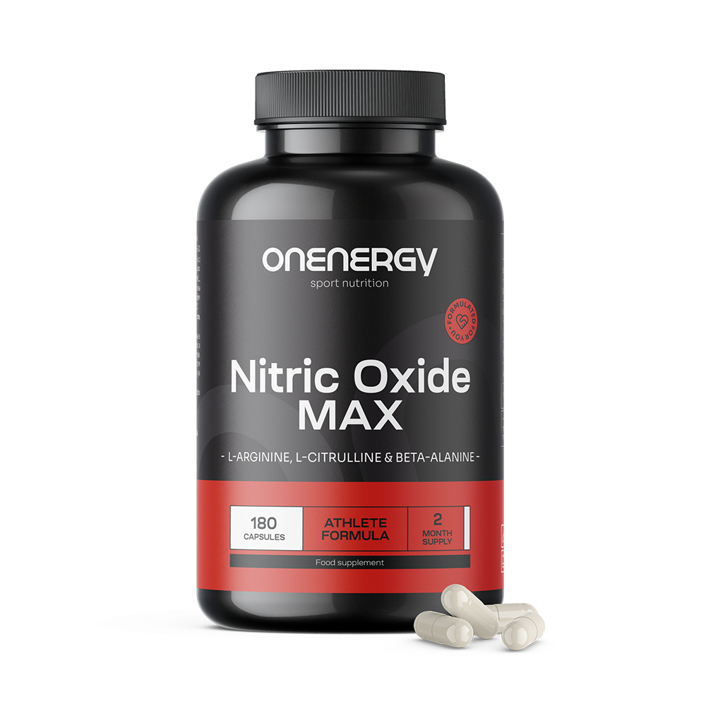 Nitric Oxide Max – complexo com arginina, citrulina e beta-alanina