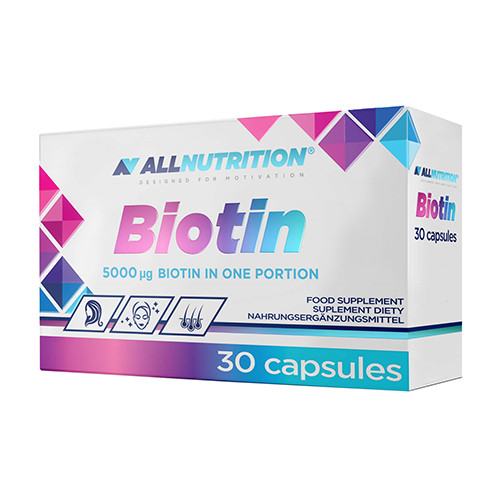 Biotină 5000 µg, 30 de capsule