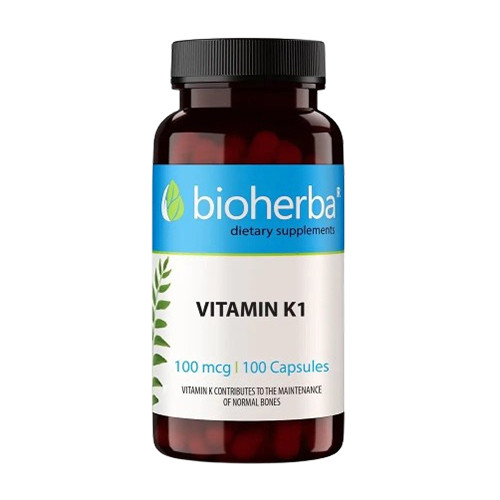 Vitamina K1 100 µg, 100 de capsule