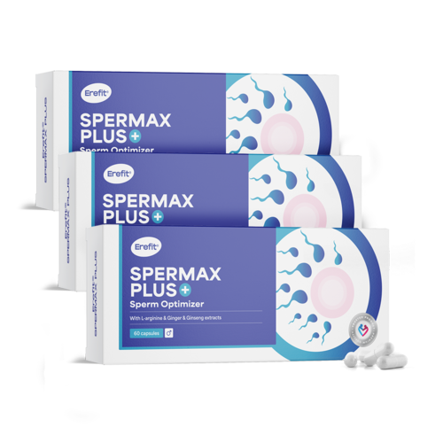 3x SpermaX Plus – suport spermă, total 180 de capsule