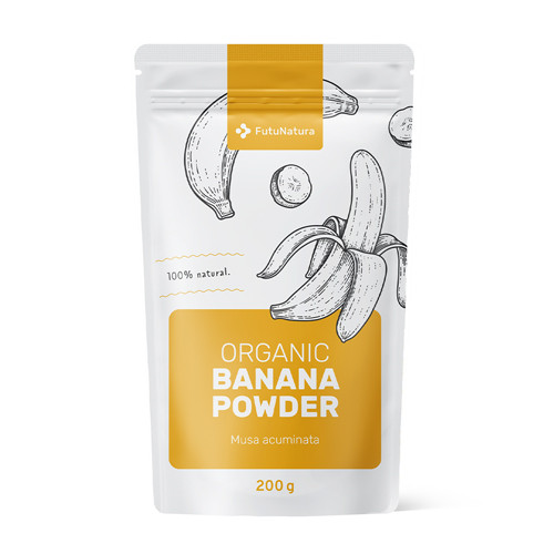 BIO Pulbere de banană, 200 g