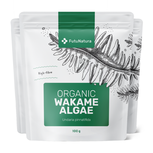 3x BIO Wakame alge, total 300 g